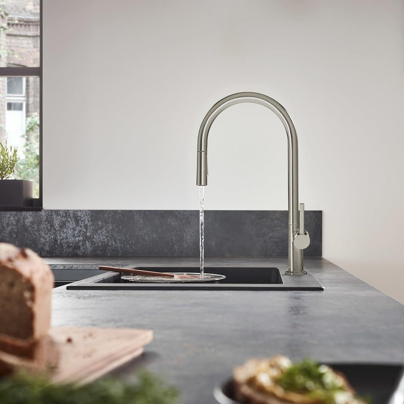 hansgrohe Küchenarmatur Talis M54 (Wasserhahn Küche mit Schlauchbox, 360° schwenkbar, ausziehbare Br