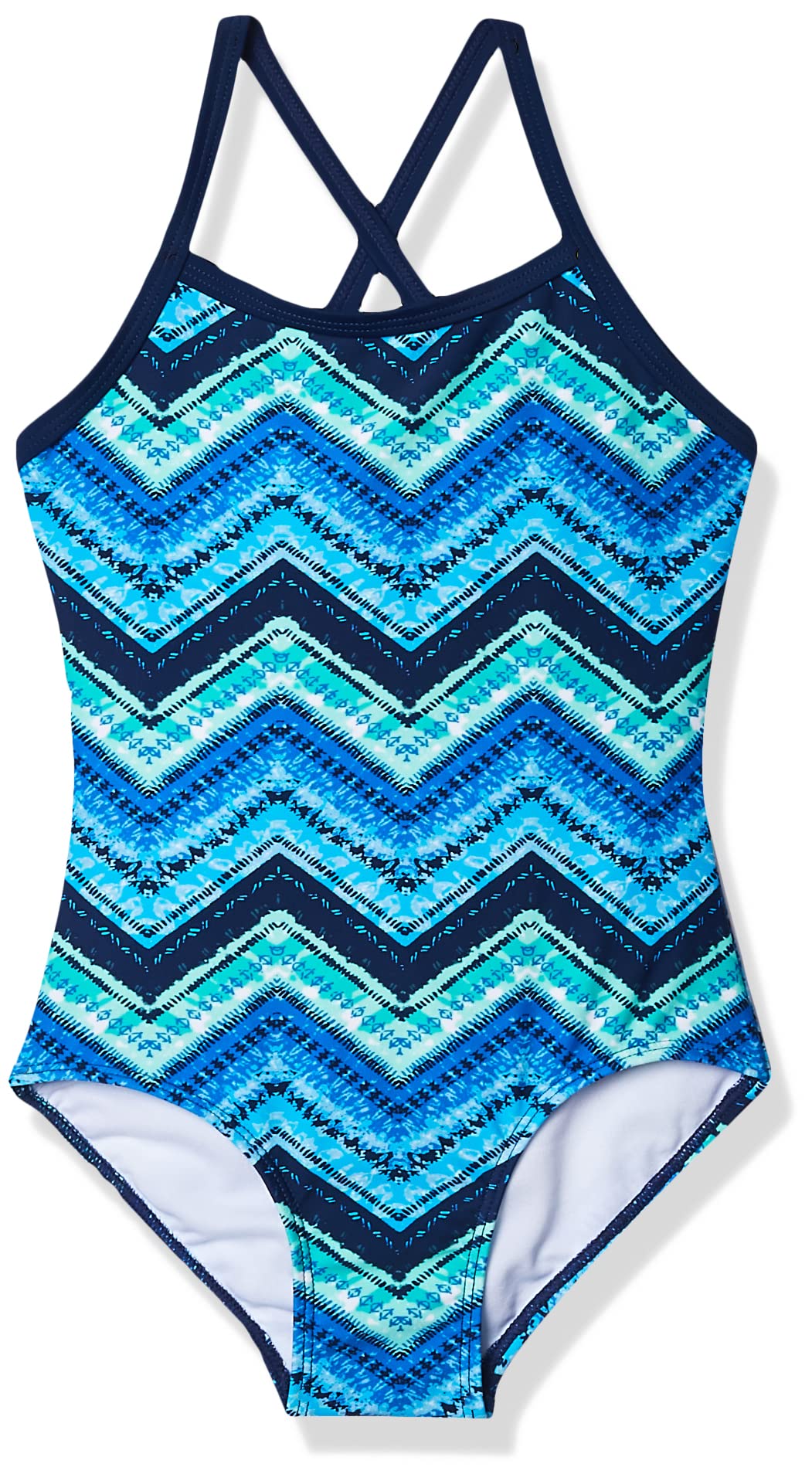 Kanu Surf Mädchen Kirsten Badeanzug Chevron Beach Sport Banded Einteiler Badeanzug 3 Jahre Kirsten B