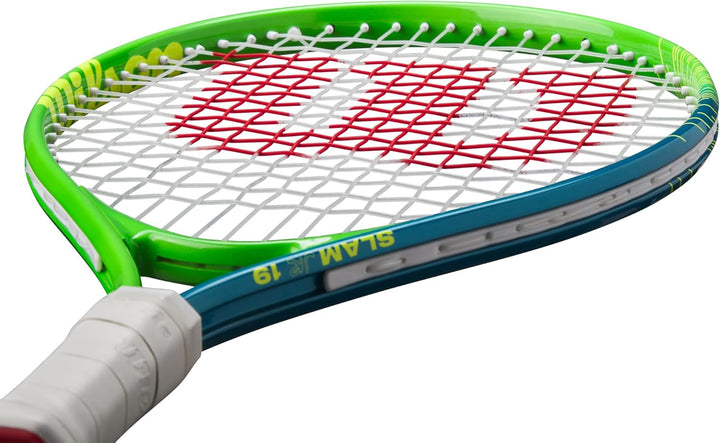 Wilson Slam Junior 19 Boys Tennis Racket Red/Yellow Strung 205g L 19", 19"