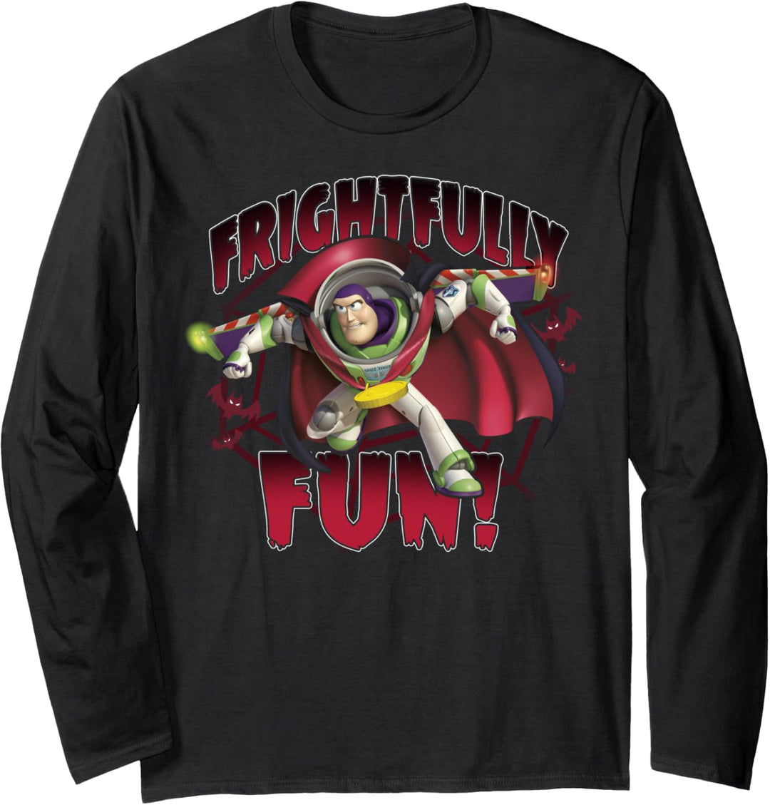 Disney Pixar Toy Story Buzz Frightfully Fun Halloween Langarmshirt