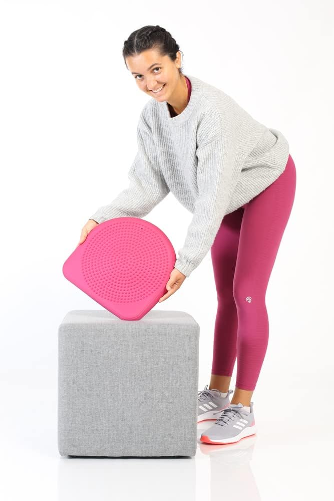 TOGU Dynair Keil Ballkissen Sitzkissen (Das Original) Pink Premium (35 x 35 cm) Premium, Pink Premiu