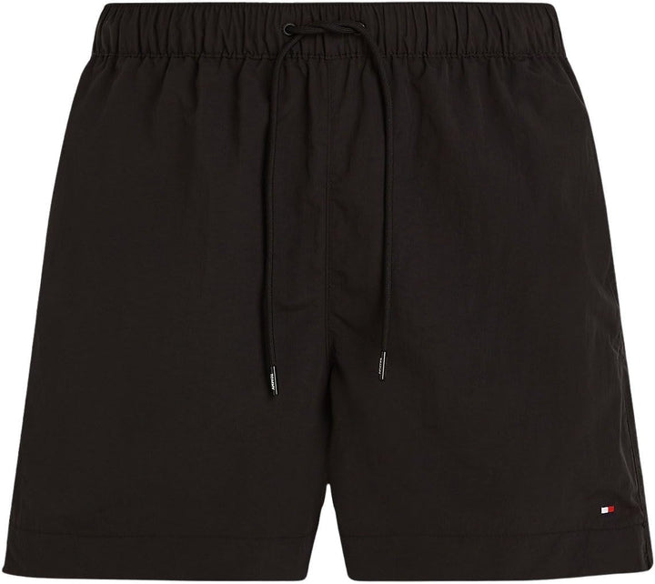 Tommy Hilfiger Herren Badeshorts Medium Drawstring Mittellang S Schwarz (Black), S Schwarz (Black)