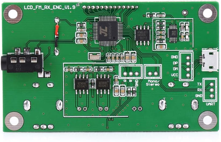 Mini DSP und PLL Digital Stereo FM Radio Funkempfängermodul 87-108 MHz Unterstützt die serielle Ansc