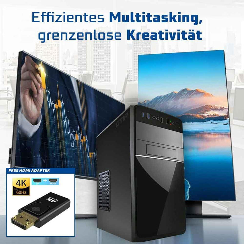 Intel i7 - Business Office Multimedia Computer mit 3 Jahre Garantie! | 16GB RAM | 512GB SSD | DVD±RW