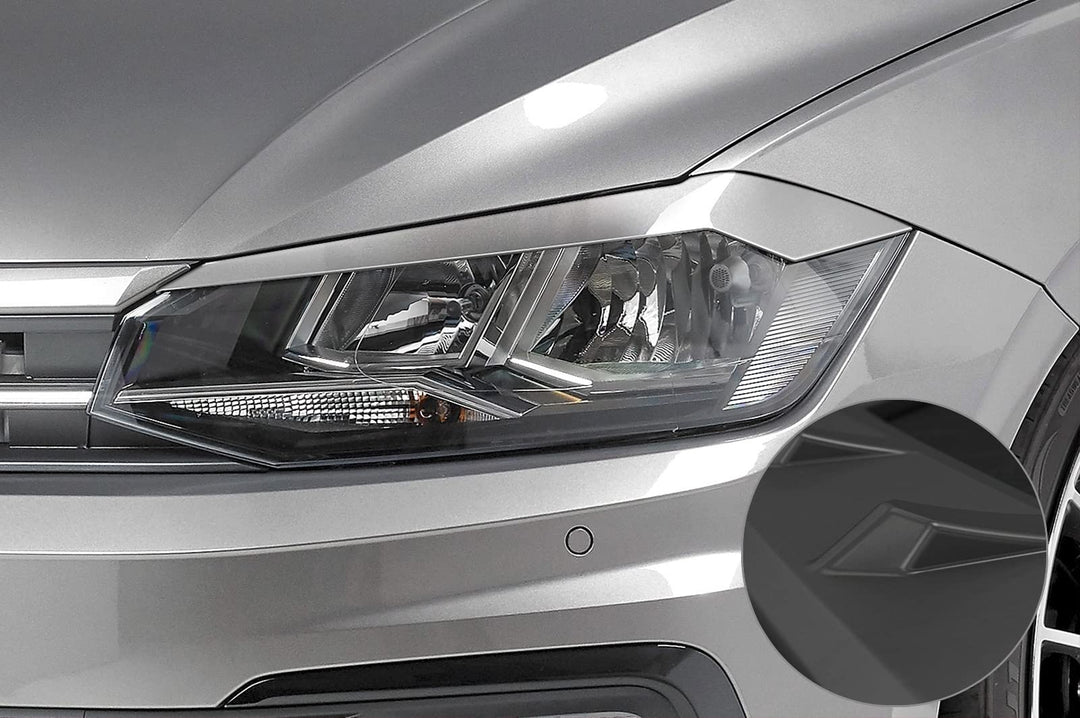 CSR-Automotive Scheinwerferblenden Kompatibel mit/Ersatz für VW Polo VI (Typ AW) SB287-L