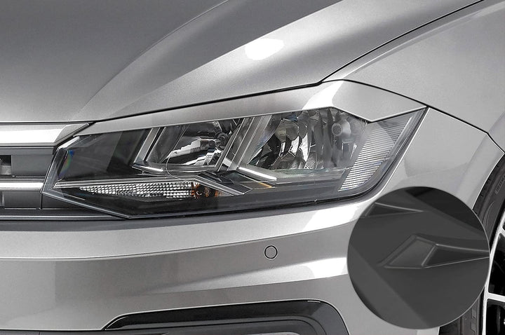 CSR-Automotive Scheinwerferblenden Kompatibel mit/Ersatz für VW Polo VI (Typ AW) SB287-L