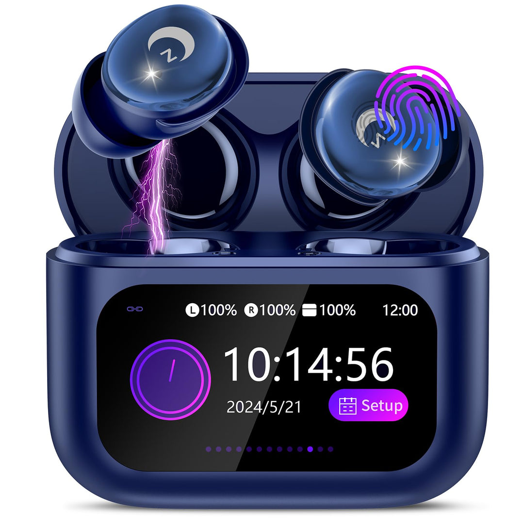 VEKJ Bluetooth Kopfhörer, Mini 48 Std Schlafkopfhörer Bluetooth 5.4 mit Touchscreen, 2026 Neue in Ea