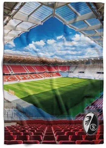 SC Freiburg Fleecedecke Decke ** Stadion ** in 150 x 200 cm
