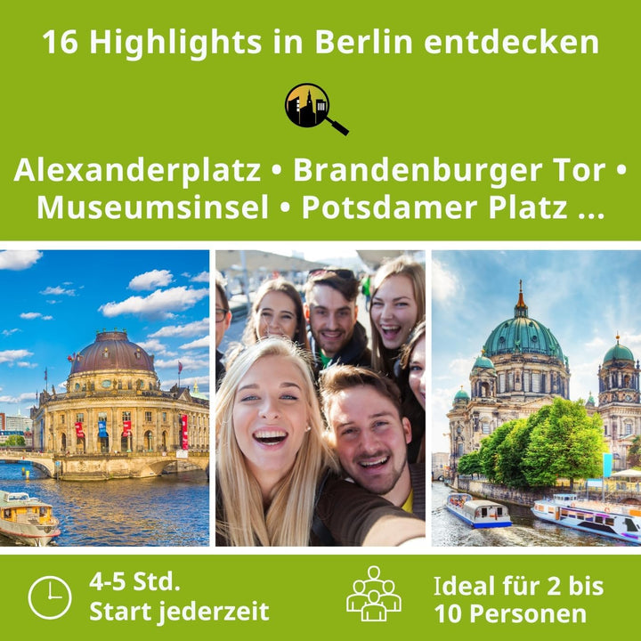 Schnitzeljagd Berlin Mitte: Stadtspiel Berlin als Schnitzeljagd für Familien, Klassenfahrten oder Te