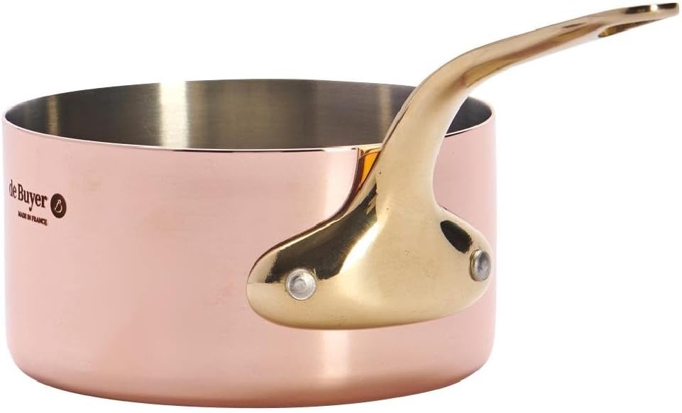 DE BUYER Kasserolle, Edelstahl, Silber, 10 cm 22.8 x 21 x 9.2 cm, 22.8 x 21 x 9.2 cm