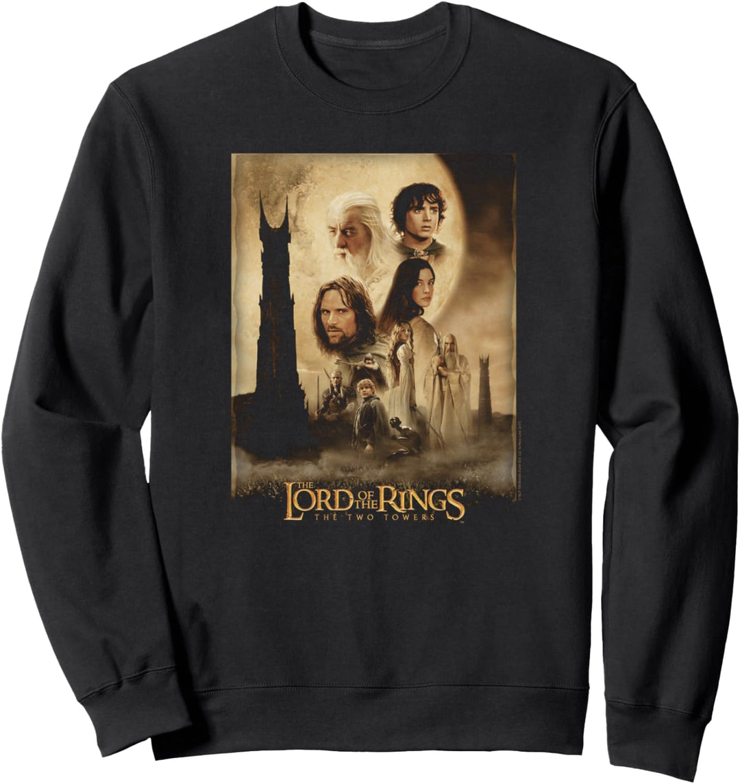 Lord of the Rings Two Towers Poster Sweatshirt