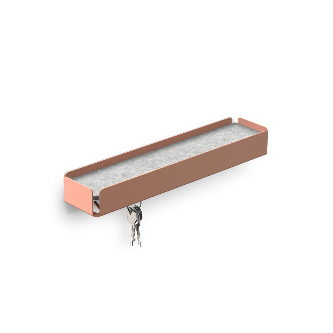 KEY-BOX Schlüsselbrett, Beigerot/Filz Marble Beigerot / Marble, Beigerot / Marble