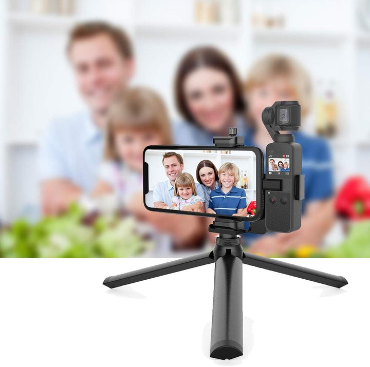 Smatree Telefonhalterung mit Stativ, kompatibel mit DJI OSMO Pocket 2/Pocket1 und iPhone 14/13/12/11