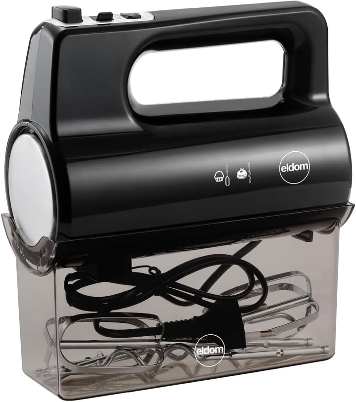 Eldom R120 Handmixer, Schwarz, 400W