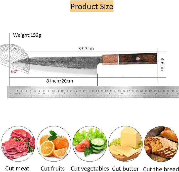 Professionelles japanisches Koch messer, Küche High Carbon Ultra Sharp Chefs Messer mit ergonomische