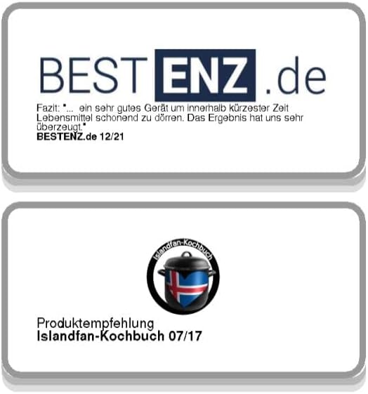 Rosenstein & Söhne Obst Trockner: Kompakter Dörrautomat DH-25.k mit 5 Dörr-Einsätzen, 245 Watt