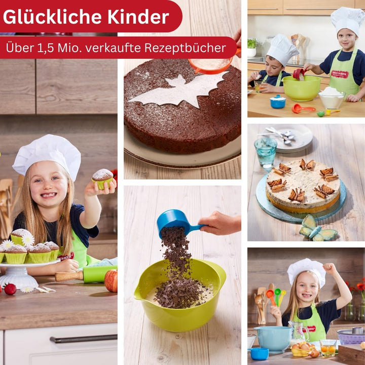 Kinderleichte Becherküche: Kreative Motivkuchen (Band 8): Backset mit 5 farbigen Messbechern, kinder