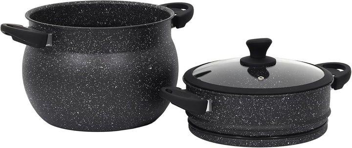 Cook Concept-KC2548 Cook Concept-KC2548 Couscous-Topf mit Stein-Effekt, Durchmesser 26 cm, für Küche