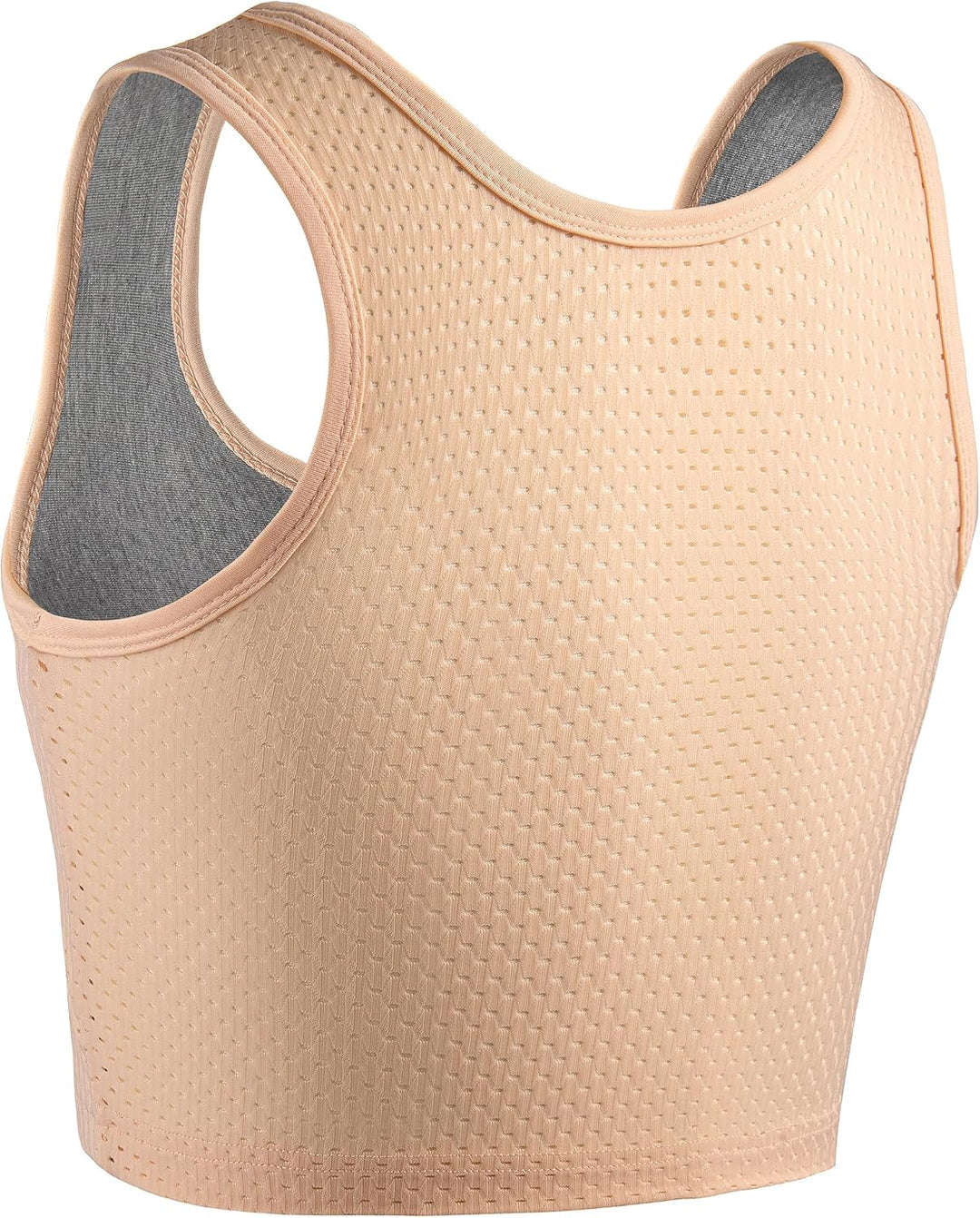 XUJI Brust Binder Atmungsaktive Kompression Binder mit Reissverschluss für Transgender, FTM, Tomboy,