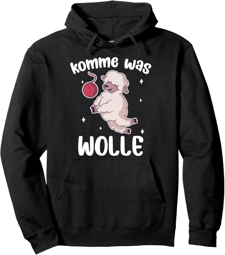 Komme Was Wolle Wollknäuel Schaf Stricken Geschenk Pullover Hoodie