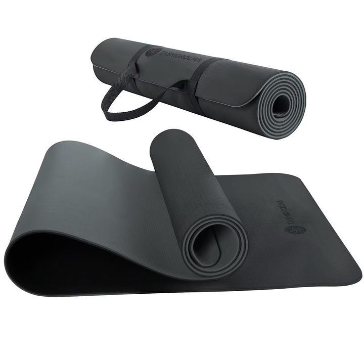 Yogamatte Rutschfest, Gymnastikmatte Mit Tragegurt, Sportmatte Für Fitnessstudio, Zuhause, Reisen, 1