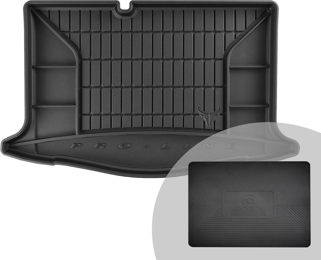 FROGUM ProLine 3D Gummimatte Exklusive Auto Kofferraummatte Kofferraumwanne für Nissan Micra K14 ab
