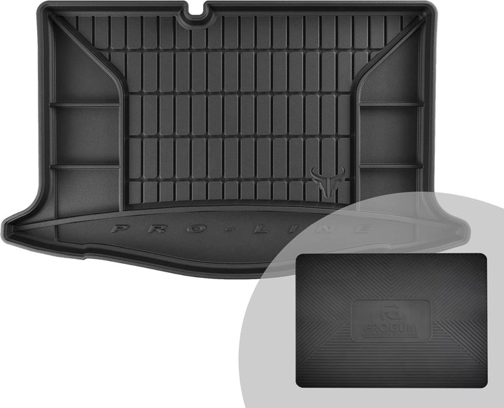 FROGUM ProLine 3D Gummimatte Exklusive Auto Kofferraummatte Kofferraumwanne für Nissan Micra K14 ab