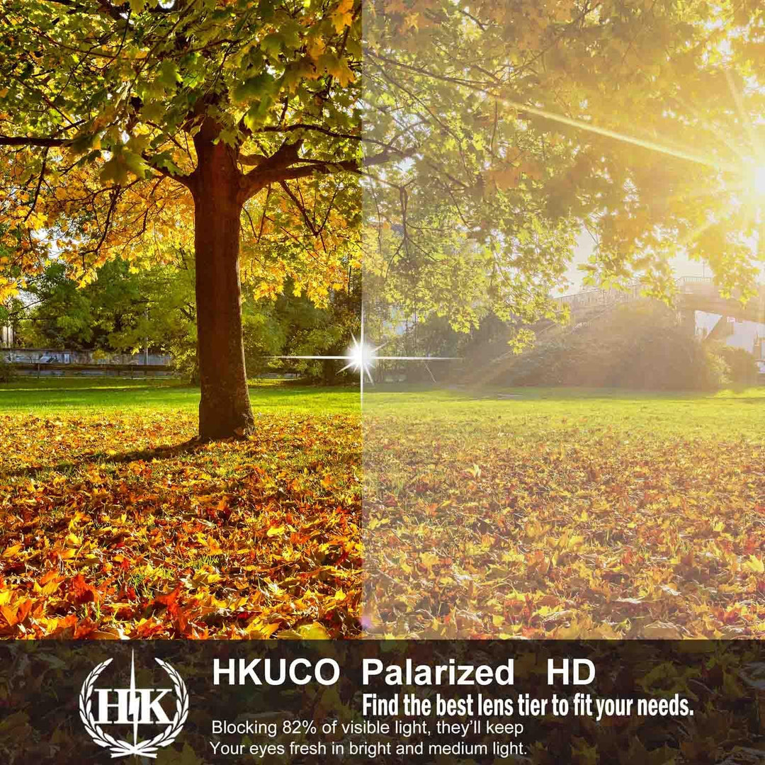 HKUCO Plus Mens Replacement Lenses For Oakley Crankcase Sunglasses Red/Black Polarized