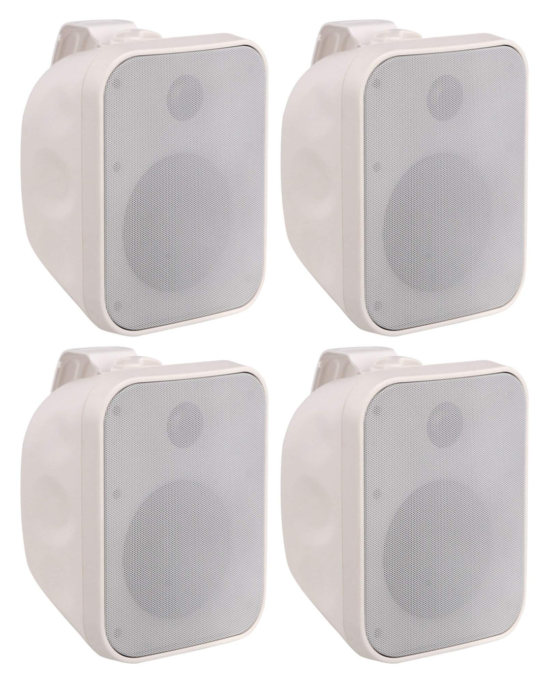 Pronomic 4X OLS-5 WH DJ PA Outdoor-Lautsprecher für Garten, Terrasse, Restaurant (4X 80 Watt, Schutz