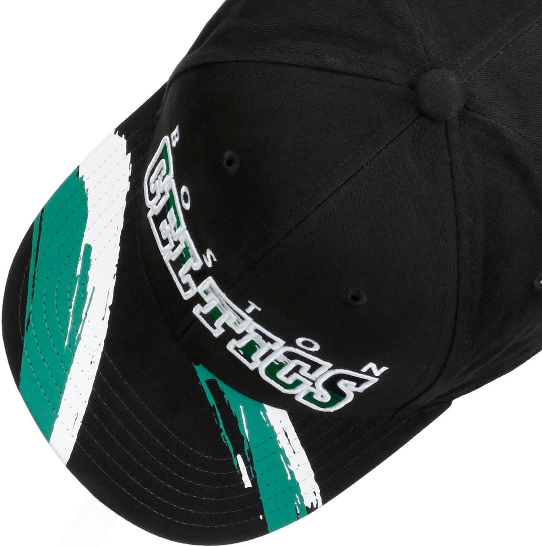 Mitchell & Ness NBA Brushed Celtics Cap Basecap Baseballcap Snapback Curved Brim Boston Einheitsgrös