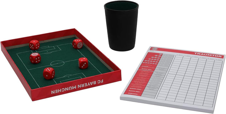 FC Bayern München I Spiel Traumtor I Würfelspiel Fussball I Mehrfarbig
