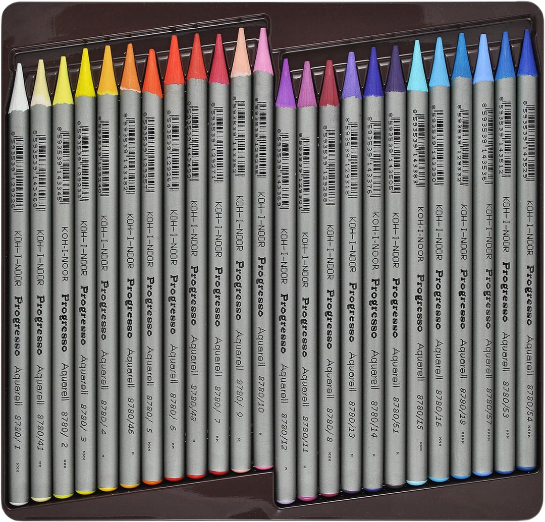 Koh-I-NOOR PROGRESSO Aquarell Buntstifte (Set von 48) 48 Stück (1er Pack), 48 Stück (1er Pack)