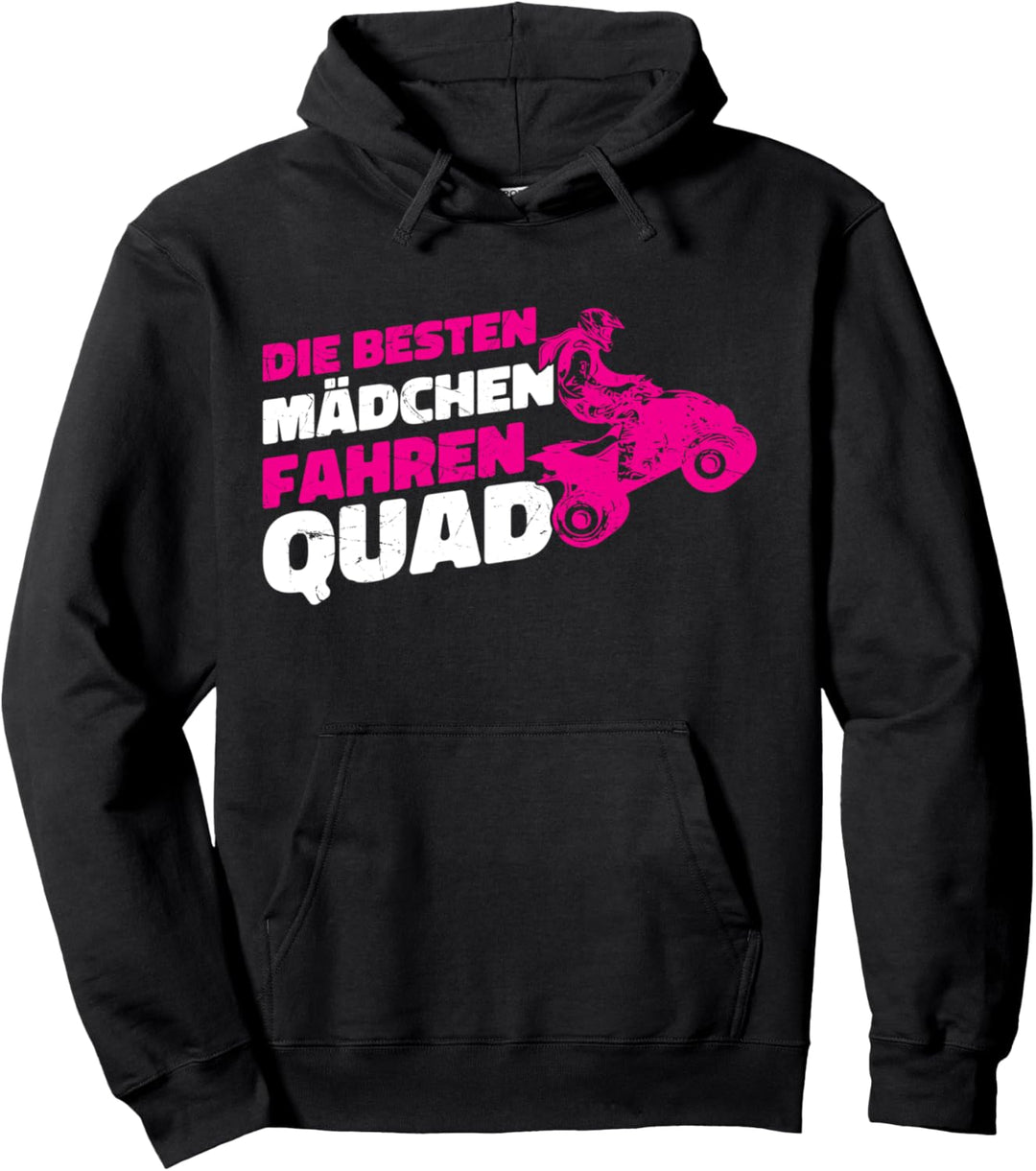 Quad Fahrerin Mädchen Frauen lustig Quad Fahrer Geschenk Pullover Hoodie