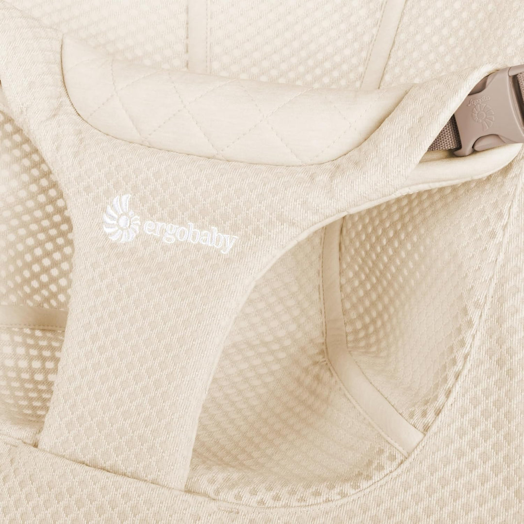Ergobaby 3-in-1 Evolve Bouncer Mesh, Ergonomische Babywippe für Neugeborene ab Geburt bis zum Kleink