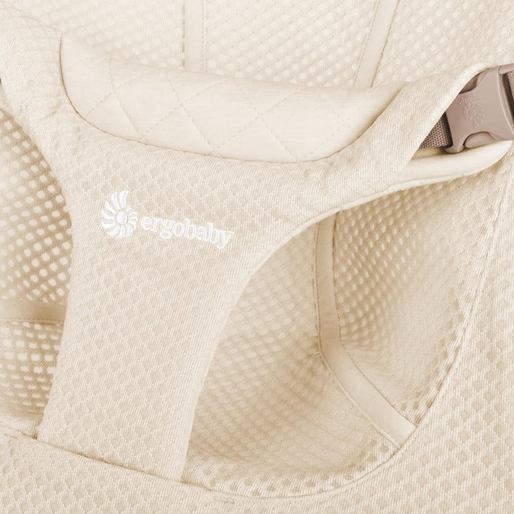 Ergobaby 3-in-1 Evolve Bouncer Mesh, Ergonomische Babywippe für Neugeborene ab Geburt bis zum Kleink