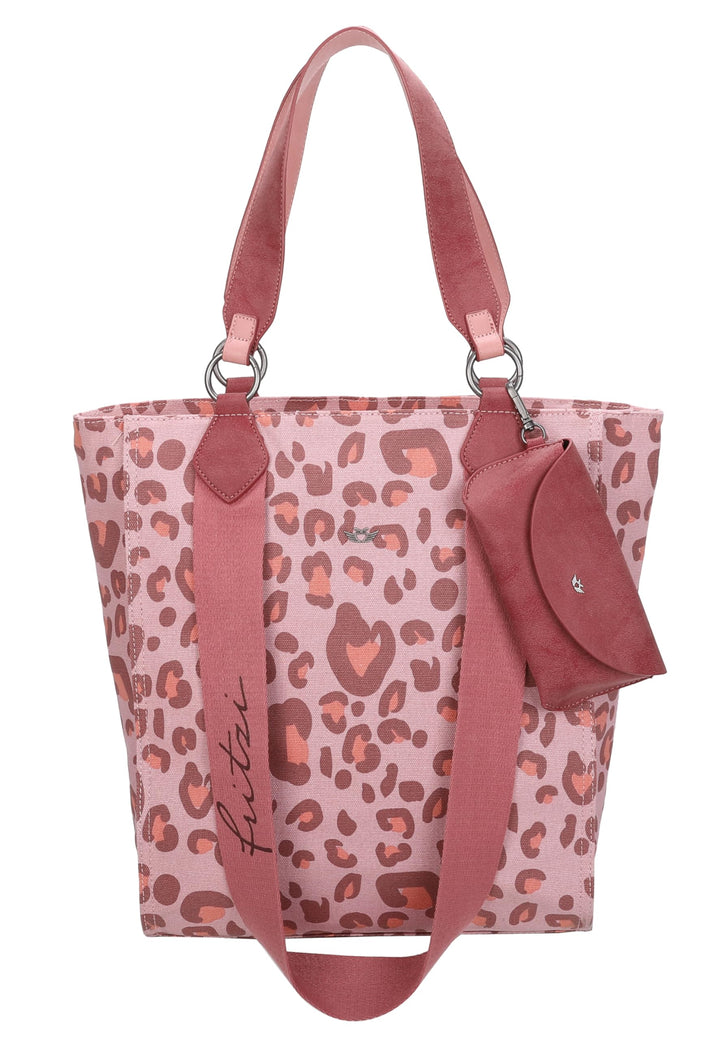 Fritzi aus Preussen Damen Izzy02 Canvas Shopper Leo Brick, Leo Brick