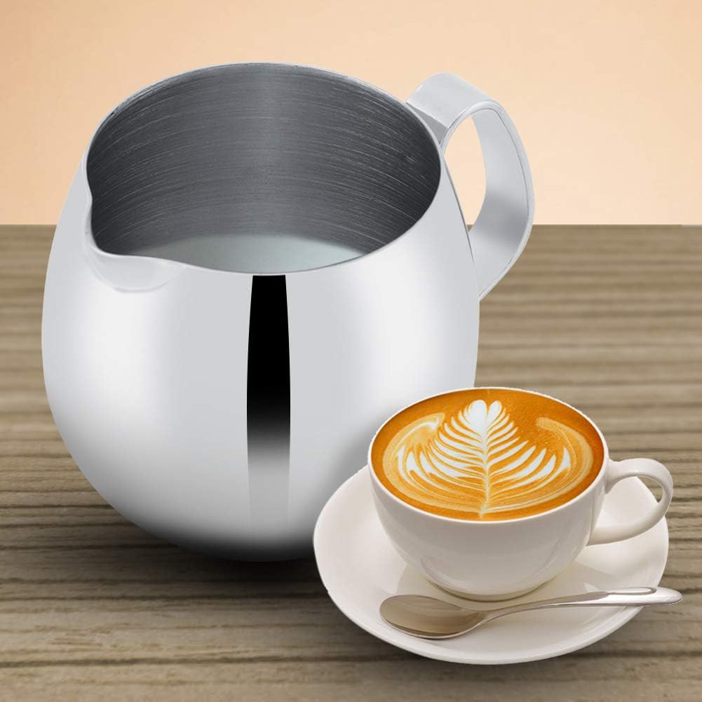 Tasse ziehen,Milchaufschäumen Dick Rostfreier Stahl Espresso Dämpfen Latté Kaffee Aufschäumender Bec