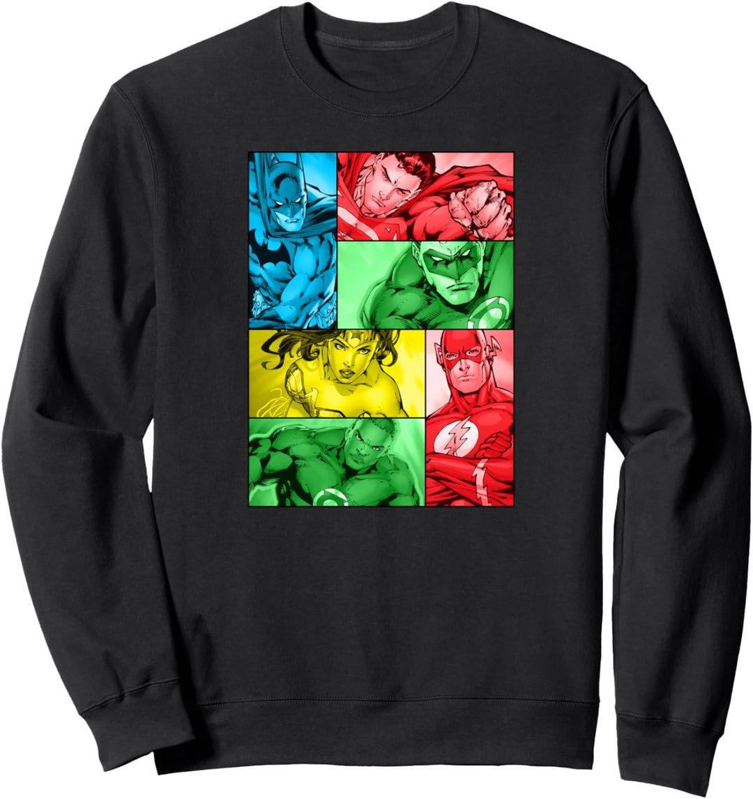 Justice League Hero Boxes Sweatshirt