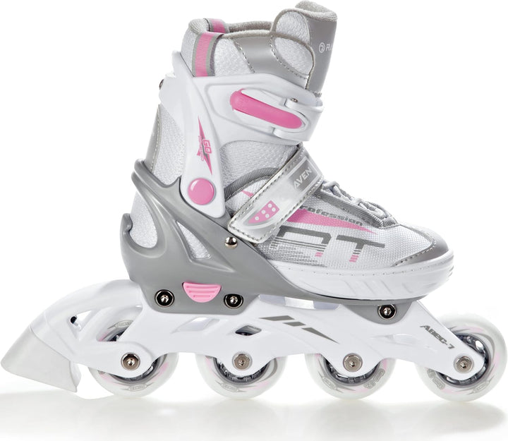 RAVEN Profession 2in1 Schlittschuhe Inlineskates Inliner für Kinder und Erwachsene verstellbar, 31-3