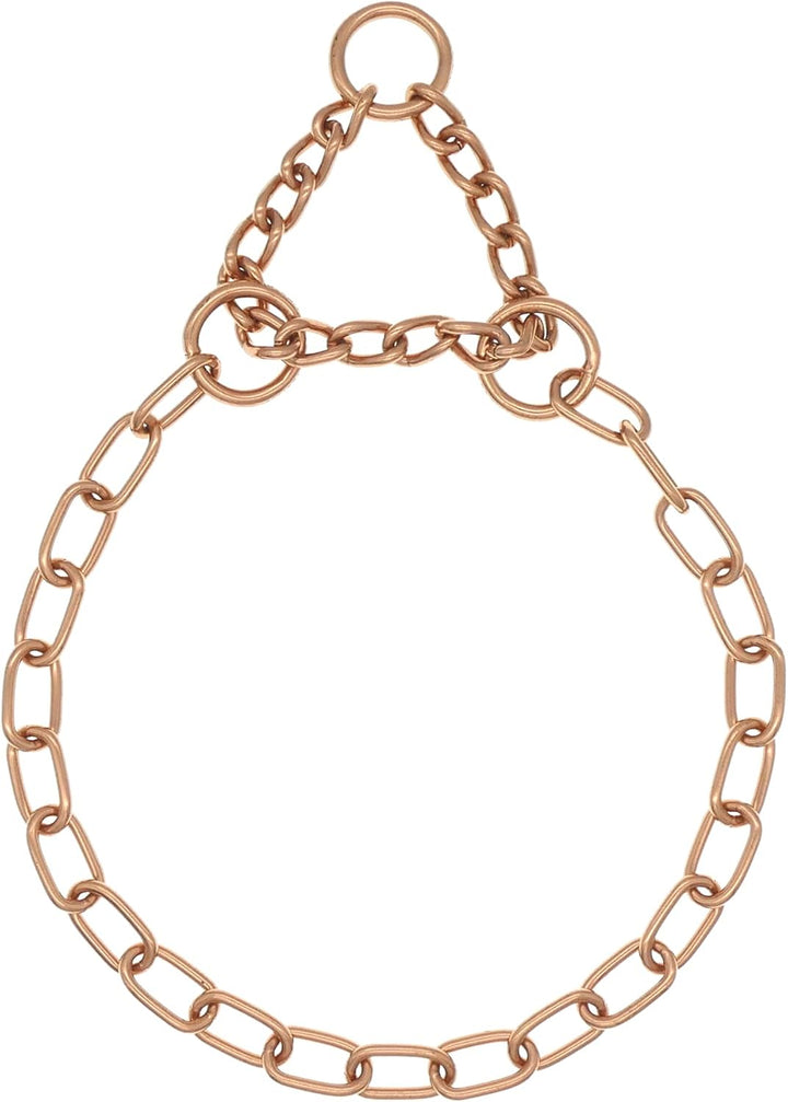 Sprenger Hundehalskette mit Durchzugskette 3 mm I CUROGAN Hundehalsband für kurz- und langhaar Hunde