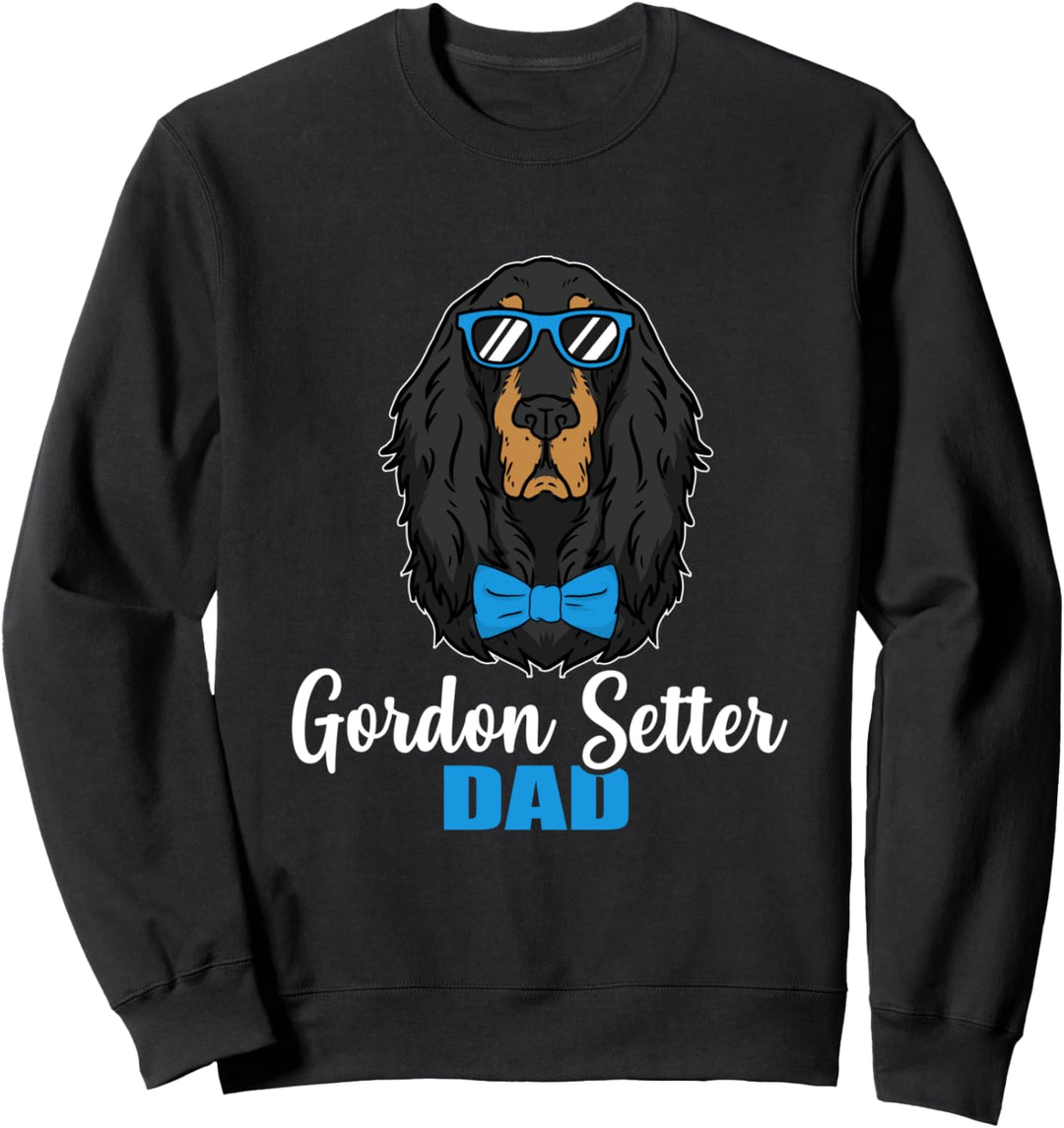 Lustiges Hunde Papa Geschenk Herrchen Gordon Setter Hund Sweatshirt