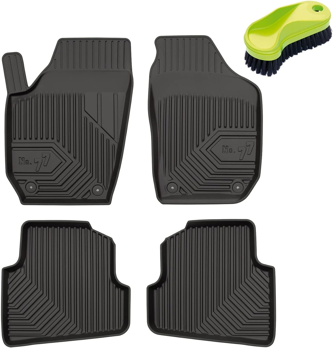 FROGUM No.77 Gummimatten Ganzjahresset von Auto Fussmatten Autofussmatten für Skoda Fabia II 2006-20