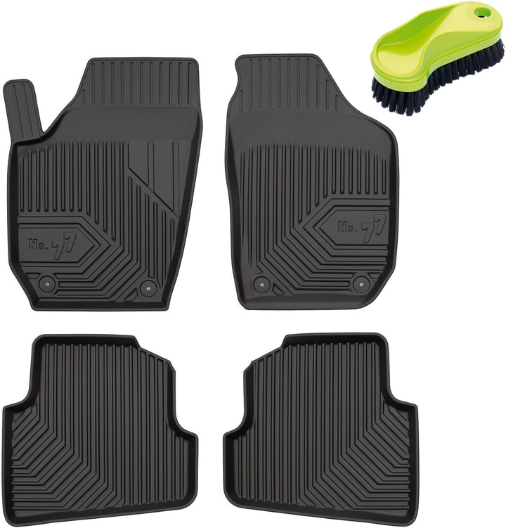 FROGUM No.77 Gummimatten Ganzjahresset von Auto Fussmatten Autofussmatten für Skoda Fabia II 2006-20