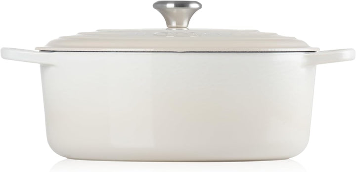 Le Creuset Signature Gusseisen-Bräter mit Deckel, Ø 31 cm, Oval, Für alle Herdarten und Induktion ge