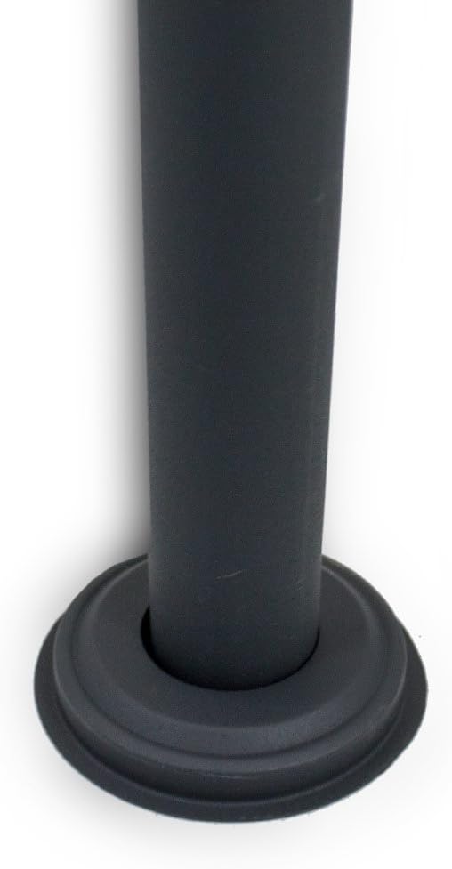 BITUXX® Stand-Briefkastenanlage Postkasten Letterbox Mailbox mit 5 Fächer Dunkelgrau Anthrazit, 5 Fä