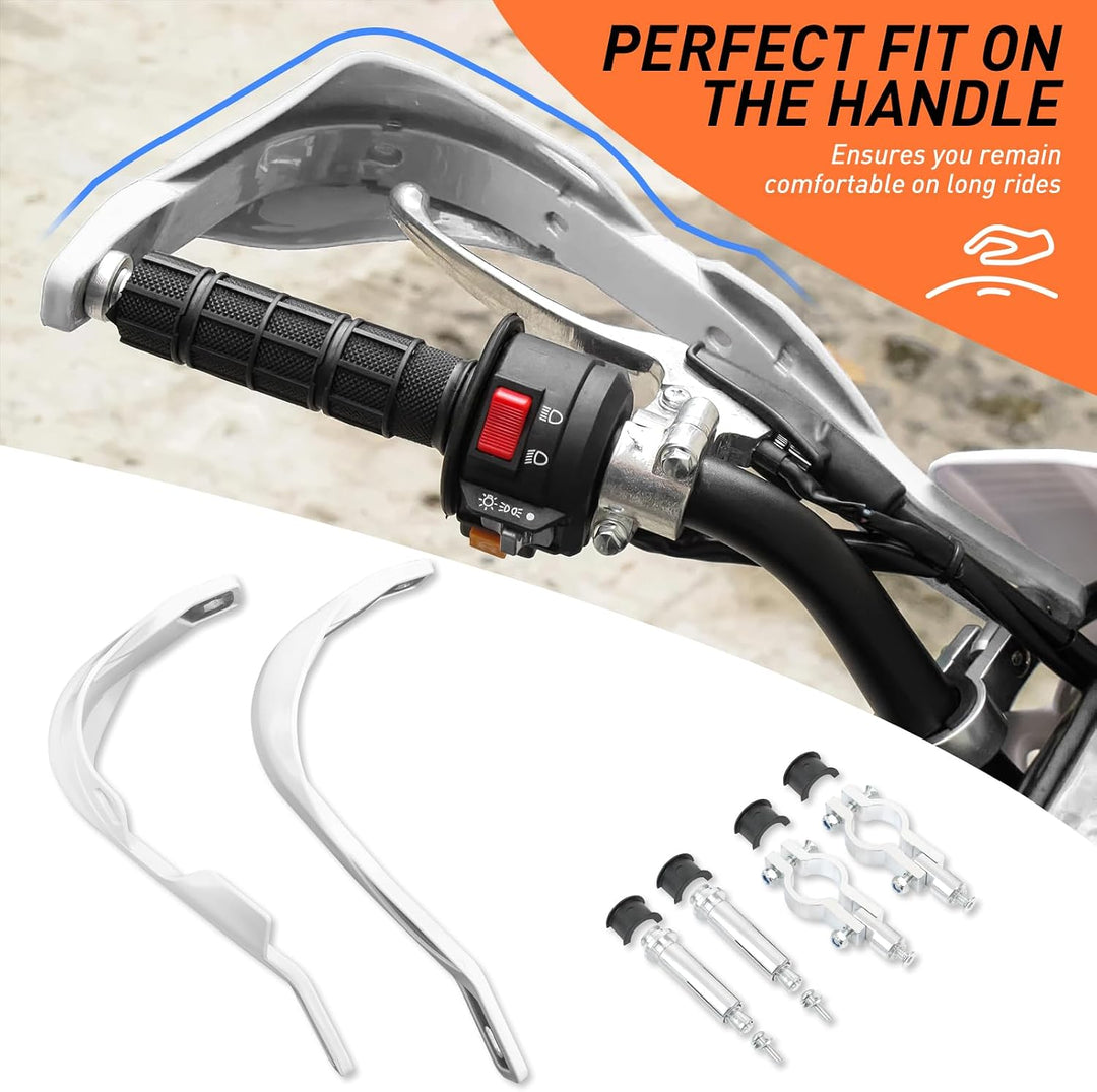 DREAMIZER Handprotektoren Motorrad Aluminium 22mm und 28mm, Handprotektoren für Offroad ATV Dirt Pit