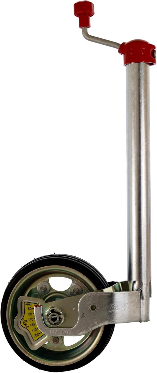 parts4u 300kg Caravanstützrad Stützrad Radlastanzeige Stützlastanzeige Alko Bugrad Pkw 1221695