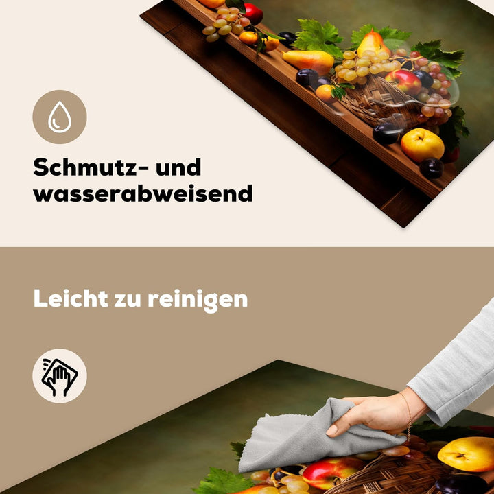 Herdabdeckplatte Einteilig Herdabdeckung Abdeckplatte für Ceranfeld Abdeckung Induktionskochfeld Auf