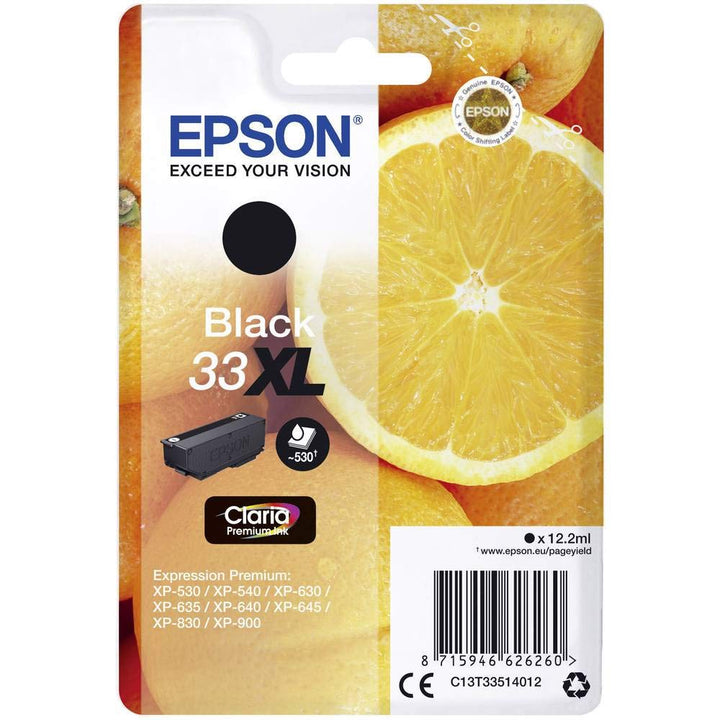 Epson 235M231 Original 33XL Tinte Orange (XP-530, XP-630, XP-635, XP-830, XP-540, XP-640, XP-645, XP