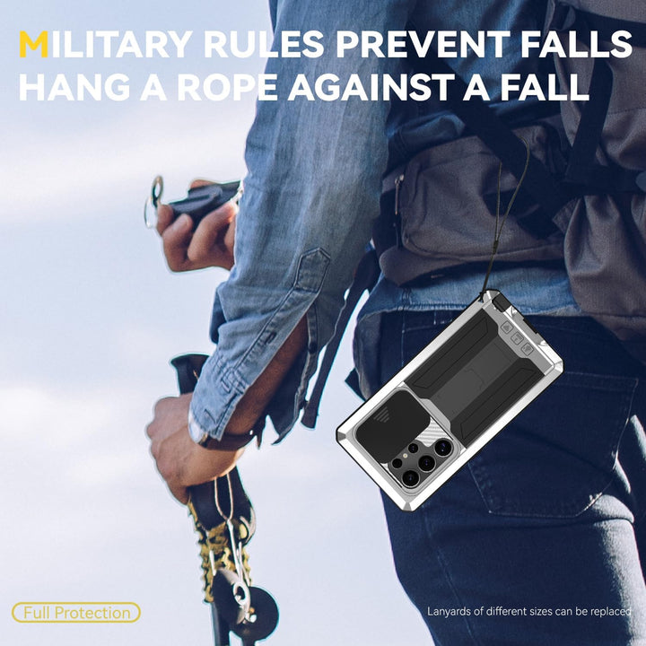 MIYIYQP Kompatibel mit Samsung Galaxy S24 Ultra 5G Handyhülle, Outdoor Powerful Hybrid Schutz stossf